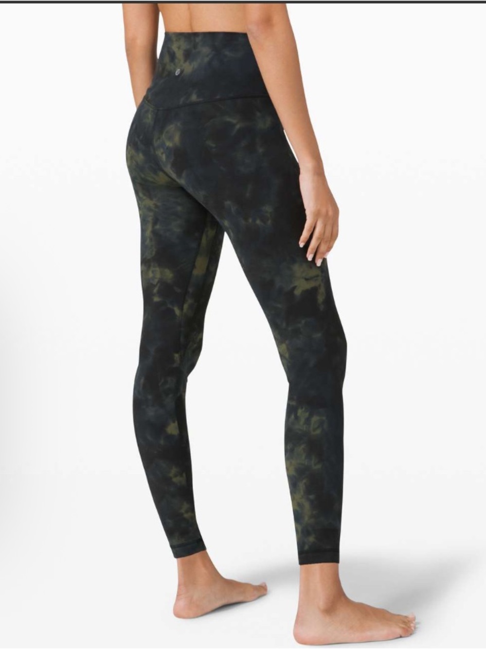 lululemon Align Pant 25" - Diamond Dye Graphite Grey & Bronze Green